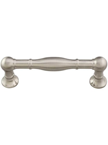 Fuller Cabinet Pull - 3 3/4 inch Center-to-Center in Stainless Steel.